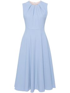 Emilia Wickstead robe Marlene - Bleu