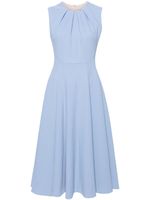 Emilia Wickstead robe Marlene - Bleu