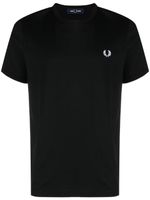 Fred Perry t-shirt en coton à logo brodé - Noir - thumbnail