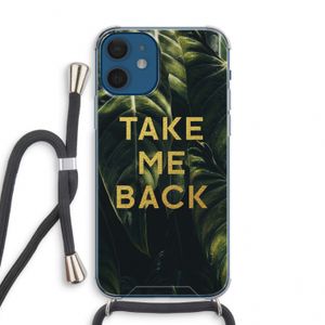 Take me back: iPhone 12 mini Transparant Hoesje met koord