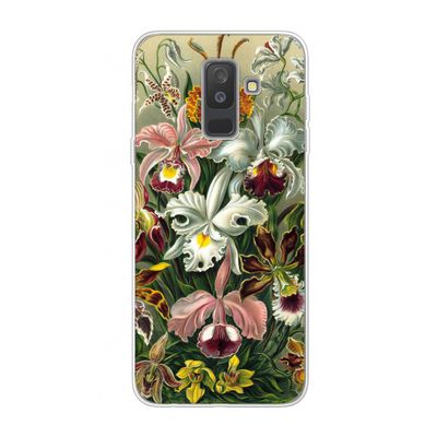 Haeckel Orchidae: Samsung Galaxy A6 Plus (2018) Transparant Hoesje