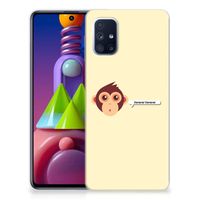 Samsung Galaxy M51 Telefoonhoesje met Naam Monkey