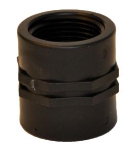 Recht verbindingsstuk met schroefdraad connection part met screw 1 inch - Velda