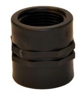Recht verbindingsstuk met schroefdraad connection part met screw 1 inch - Velda