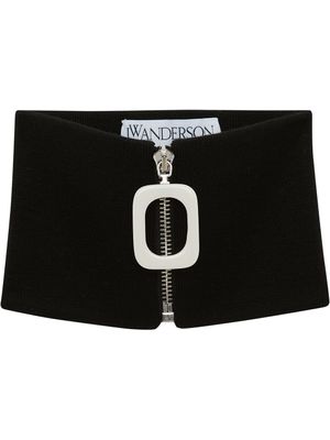 JW Anderson col JWA à fermeture zippée - Noir
