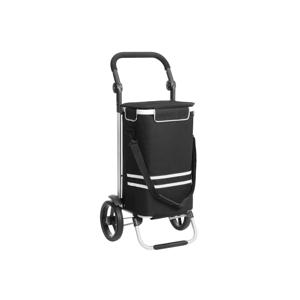 Boodschappentrolley 35 L zwart