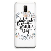 Diamonds: OnePlus 6 Transparant Hoesje