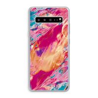 Pastel Echoes: Samsung Galaxy S10 5G Transparant Hoesje