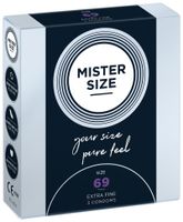 MISTER SIZE 69mm - Ruimere XXXL Condooms Ultradun 3 stuks - thumbnail