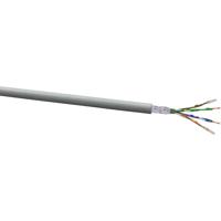 VOKA Kabelwerk 102580-00 Netwerkkabel CAT 5e SF/UTP 4 x 2 x 0.13 mm² Grijs per meter