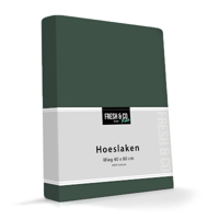 Wieg hoeslaken - 40 x 80/90 - 40x80 cm - Keuze Uit Meerdere Kleuren - Fresh and Co Kids - Dekbed-Discounter.nl