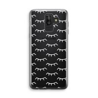 Wimpers: Samsung Galaxy J8 (2018) Transparant Hoesje