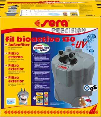 Sera aquarium filter bioactive 130 +UV