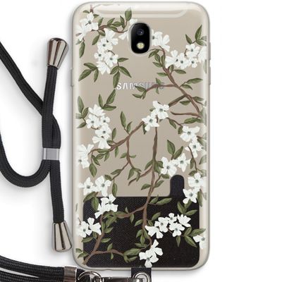 Blossoming spring: Samsung Galaxy J7 (2017) Transparant Hoesje met koord