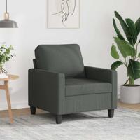 Fauteuil 60 cm stof donkergrijs