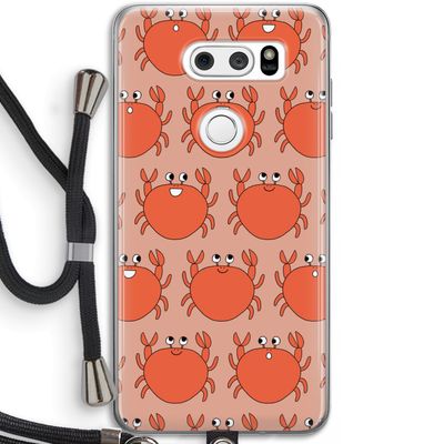 Krab: LG V30 Transparant Hoesje met koord