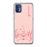 Love is in the air: Motorola Moto G9 Plus Transparant Hoesje
