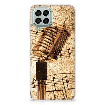 Samsung Galaxy M33 | Siliconen hoesje | met foto Bladmuziek