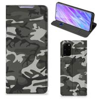 Samsung Galaxy S20 Plus | Hoesje met Magneet | Army Light