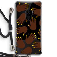 Hands dark: Xiaomi Mi Mix 2 Transparant Hoesje met koord