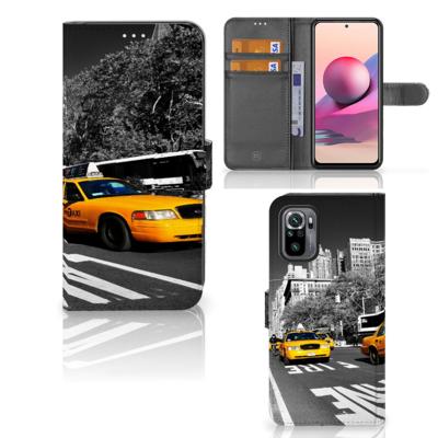 Xiaomi Redmi Note 10S | 10 4G | Poco M5s | Flip Cover | New York Taxi