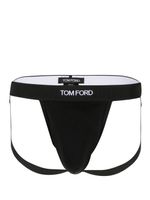 TOM FORD slip à taille logo - Noir - thumbnail