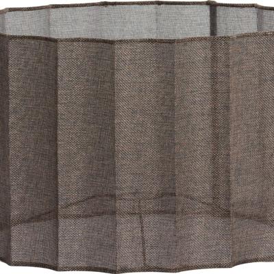 Lampenkap Disli 40x40x25 cm linnen bruin