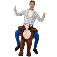 Kostuum aap - pluche - volwassenen - apenpak - instap kostuum - carnaval