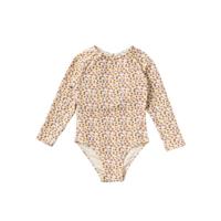 Salted Stories zomer badpak meisjes - geel - Flower bud