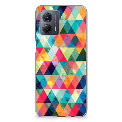 Motorola Moto G53 | TPU bumper | Geruit