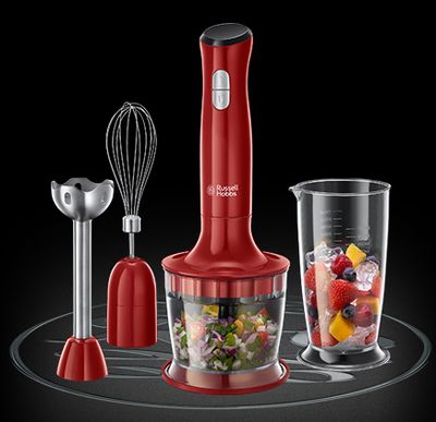 Russell Hobbs 3-in-1 Staafmixer Desire 500 W rood