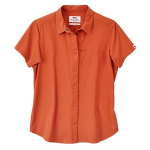 FjÃ¤llrÃ¤ven Dames T-Shirt High Coast Lite Shirt SS W, rood, Maat: XS