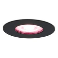 Bari Smart inbouwspot - IP65 waterdicht - Wifi + Bluetooth - RGBWW - GU10 - Google Home, Amazon Alexa en Siri - Zwart - Badkamer, binnen en buiten
