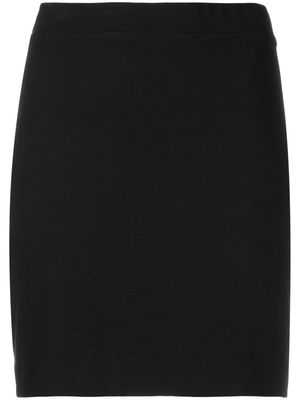 Rosetta Getty minijupe à taille haute - Noir