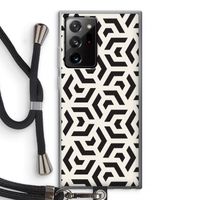 Crazy pattern: Samsung Galaxy Note 20 Ultra / Note 20 Ultra 5G Transparant Hoesje met koord