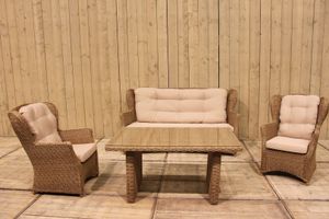 Sienna loungeset - rattan grey - Eurofleur Aanbieding