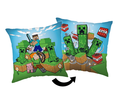 Minecraft sierkussen ready 40 x 40 cm