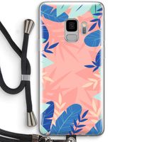 Tropisch: Samsung Galaxy S9 Transparant Hoesje met koord