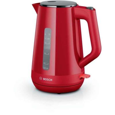 Waterkoker - BOSCH - TWK1M124 MyMoment - Rood - inhoud 1,7L - 360° voet - snoeropbergmogelijkheid - 3 automatische veiligheidsvoorzieningen