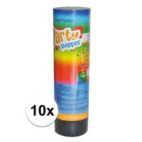 10x voordelige kleine party poppers   - - thumbnail