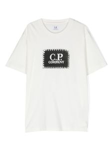 C.P. Company Kids t-shirt en coton à logo imprimé - Blanc