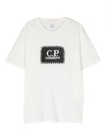 C.P. Company Kids t-shirt en coton à logo imprimé - Blanc - thumbnail