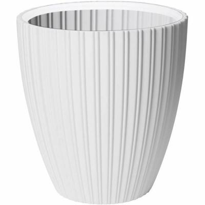 Bloempot Garden ID Fancy Wit Polyethyleen 40 x 42 cm
