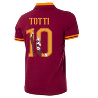 AS Roma Retro Voetbalshirt 1978-1979 + Totti 10 (Photo Style) - thumbnail