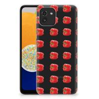 Samsung Galaxy A03 | Siliconen Case | Paprika Red