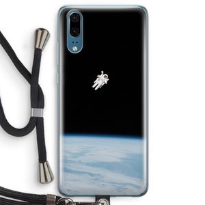 Alone in Space: Huawei P20 Transparant Hoesje met koord