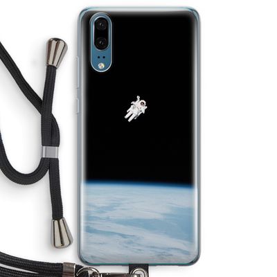 Alone in Space: Huawei P20 Transparant Hoesje met koord