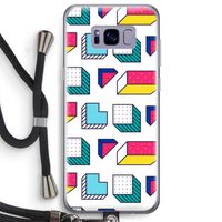 8-bit N°7: Samsung Galaxy S8 Plus Transparant Hoesje met koord