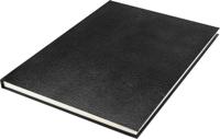 Kangaro k-5321 schetsboek a4 creme 120gr blanco papier, 140 blz hard cover imprint slang zwart