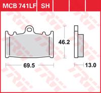 TRW Remblokken, en remschoenen voor de moto, MCB741 Allround organisch
